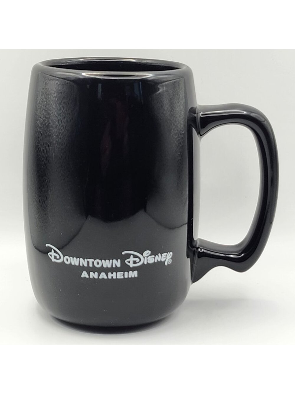 Downtown Disney Anaheim Black Ceramic Mug By M Ware 14oz